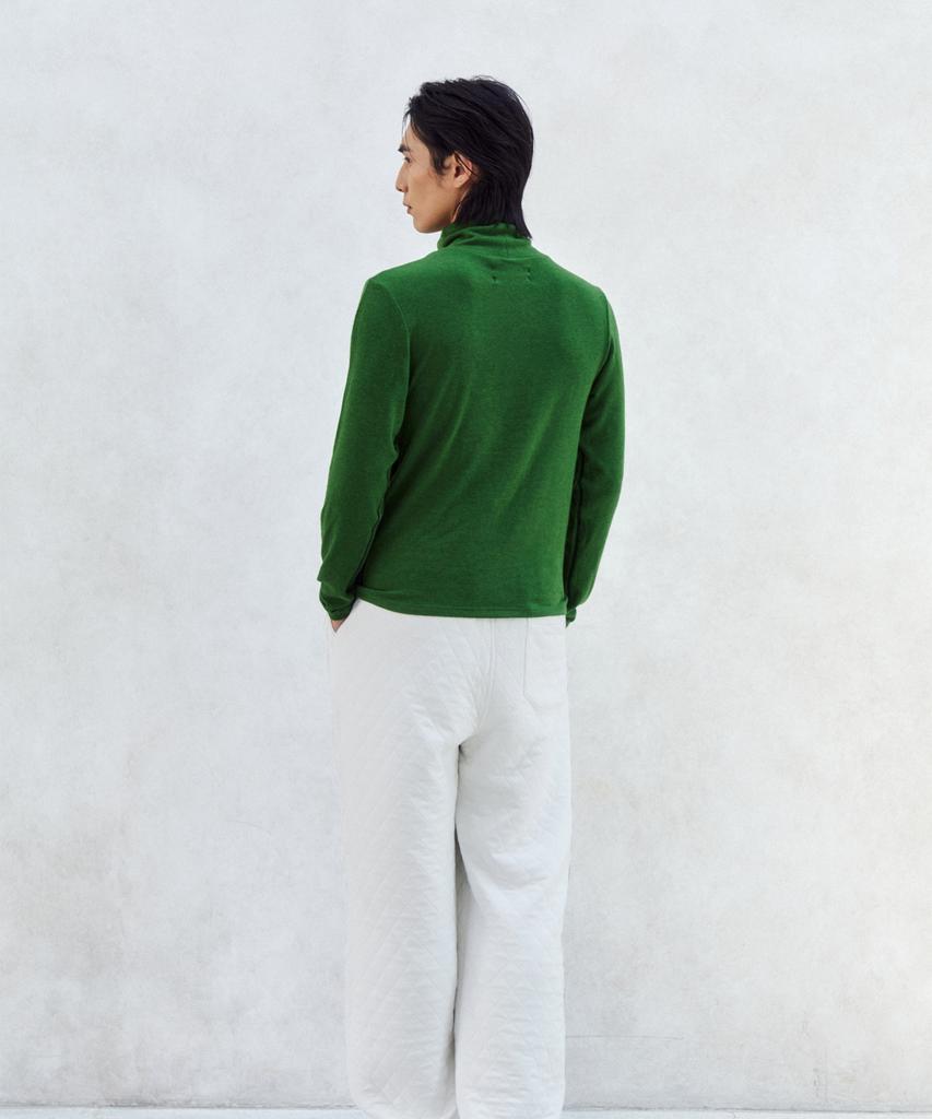 DENSITY Stitch Turtleneck Tee_Forest Green