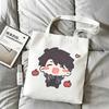 Liebe und Deepspace Niedlicher Cartoon Caleb Xia Yizhou Gege Apfel Leinwandtasche Anime Cosplay 35x40CM Farbig bedruckte Tragetasche Fan-Geschenke