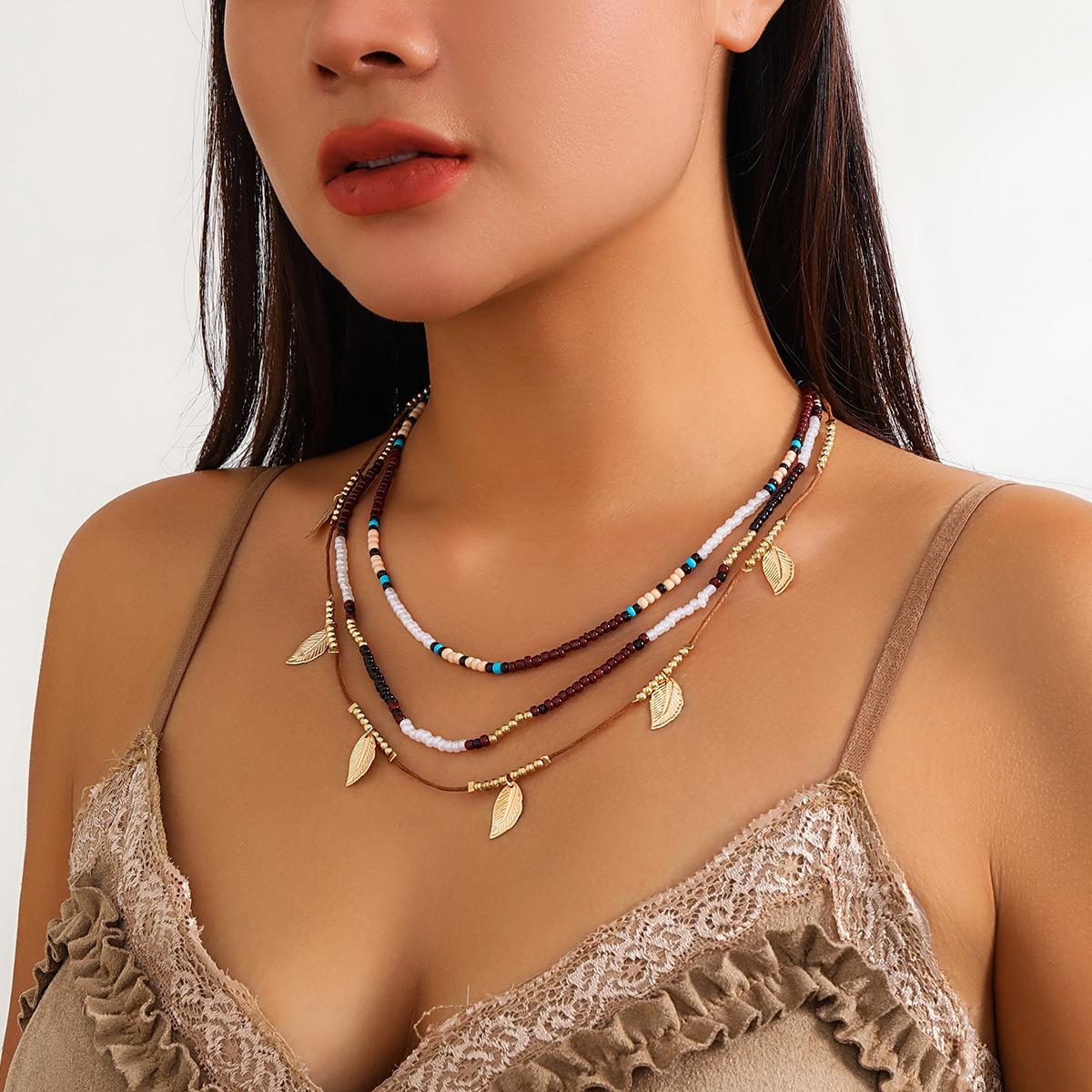 

Праздничное женское ожерелье из рисовых бусин в стиле ретро, универсальное украшение среднего размера в древнем стиле с бахромой и бабочкой See details