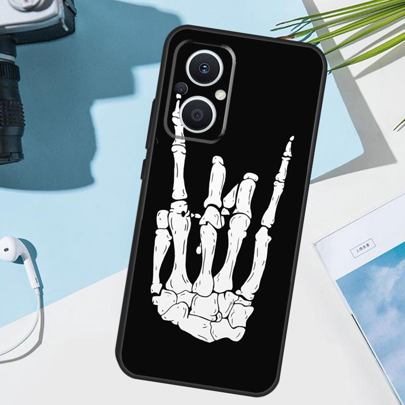 Skeleton Art Cover For OPPO Reno 13 F 10 11 12 14 Pro 11F 12F 14F 7 8 Lite OPPO Find X9 X8 X5 X6 Pro Case