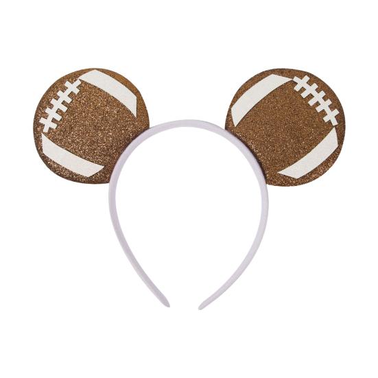 Soccer Fan Headband, Team Spirit Hair Hoop, Football Theme Party Headwear for Game Day, Fan Celebration