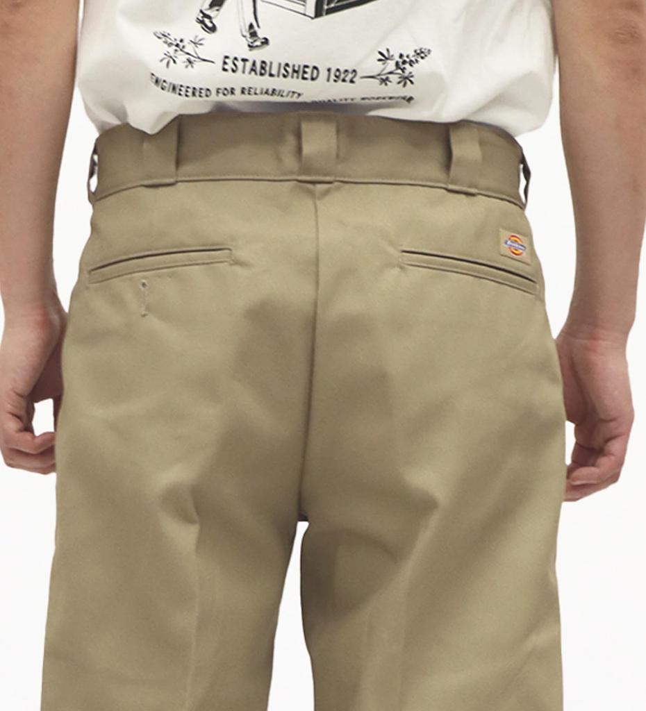 Dickies Work Pants 877 Loose Fit Wide TC Twill Chino L30 W28 Charcoal Gray
