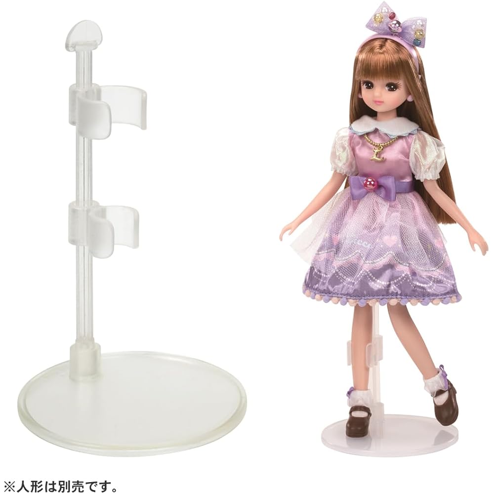 Takara Tomy Licca-chan LG-14 Doll Stand Dress-Up Toy for Pretend Play Ages 3 and Up