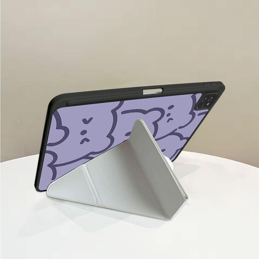Line Expression Holder Cover Tablet Case For iPad Mini 6 7 Air 4 5 M3 M2 1 2 M4 11inch Pro 11th 10th 9th 8th 7th 12.9inch Pro