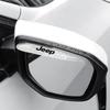 2 Stück Auto Rückspiegel Aufkleber Regen Augenbraue Auto Seitenspiegel Regendichte Abdeckung Für Jeep Renegade Wrangler JK JL Grand Cherokee Compass Patriot usw