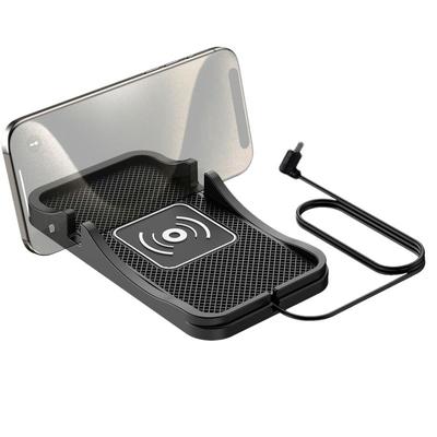 Wireless Car Charger Wireless Phone Charger Mat For Auto Cordless Phone Charger Non-Slip Cell Phone Charger Pad For Car Home