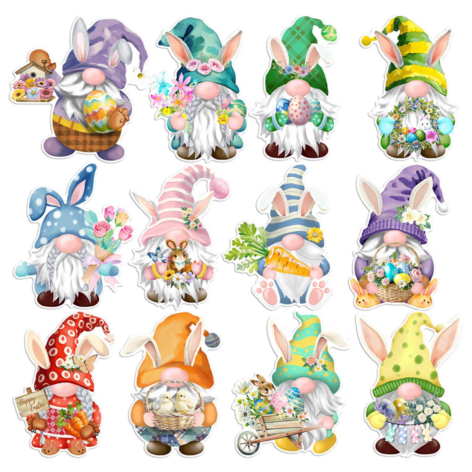 Fridge Magnet Happy-Easter Magnets Bunny Egg Magnets for Refrigerator Spring Magnetic Stickers Decorations for Home Fridges