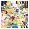 55 Cartoon Pickleball Stickers for Planners, Bottles, Laptops - Waterproof
