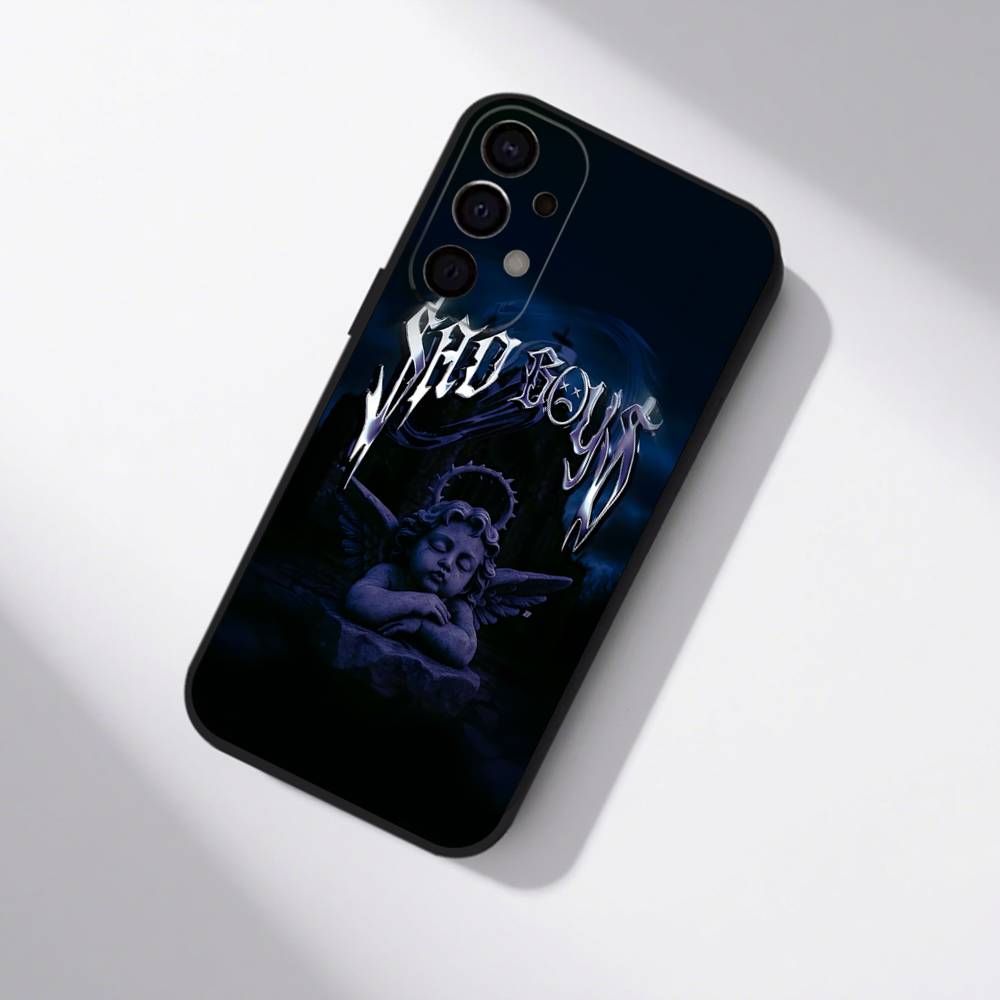 J-Junior H $AD BOYZ 4 LIFE  For Samsung S25,S24,S21,S22,S23,S30,Ultra,S20,Plus,Fe,Lite,5G Black Cover Phone Case