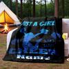 Cheerleader Outdoor Customize Your Name Blanket Comfortable Soft Lightweight Allseason Multipurpose Blanket For Travel Camping Picnics Sofa Office Bed