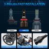 Roadsun H4 LED Headlight Bulbs H1 H7 H8 H9 9005 HB3 9006 HB4 H11 Car Lights 20000LM 120W 6500K 3570 CSP Chips Auto Fog Lamp 12V