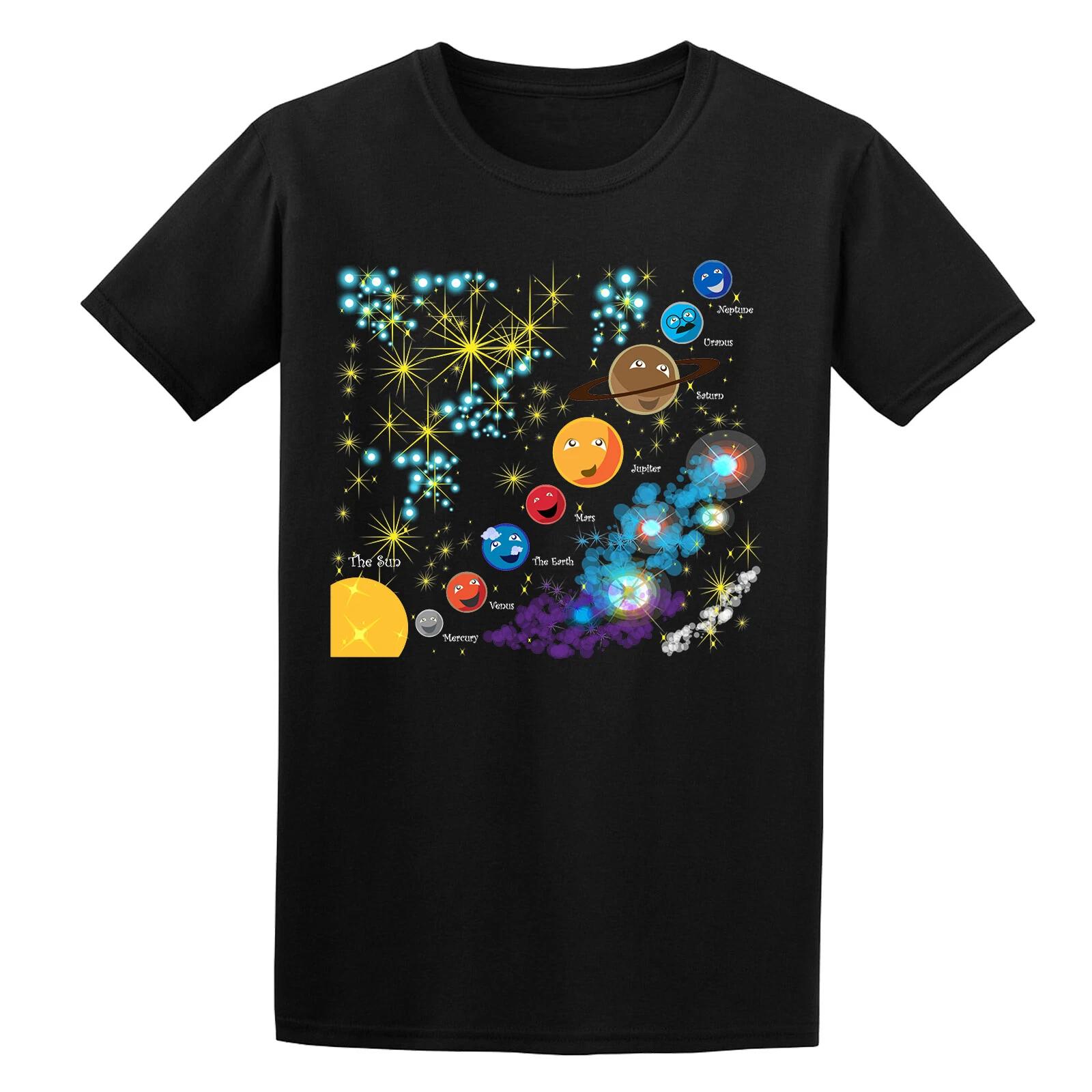 The Solar System Funny Boys Girls Classic Tee Top Kids T-Shirt #P1#OR#A 130