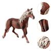 Horse Statue,Haflinger Model Furnishing Miniature Figurine Animal Sculpture for Business Bedroom