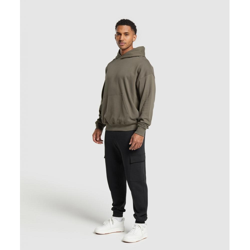 Gymshark Rest Day Essentials Mikina Camo Brown A3a8z Nby9