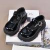 Girls' Leather Shoes Mary Jane Single Shoes 2025 Spring and Autumn New British Style Princess Shoes Black Soft-soled Children's Performance Shoes