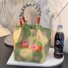 2025 Knitted Hollow-out Flower Handbag: Versatile, Large Capacity, Stylish Souvenir Gift