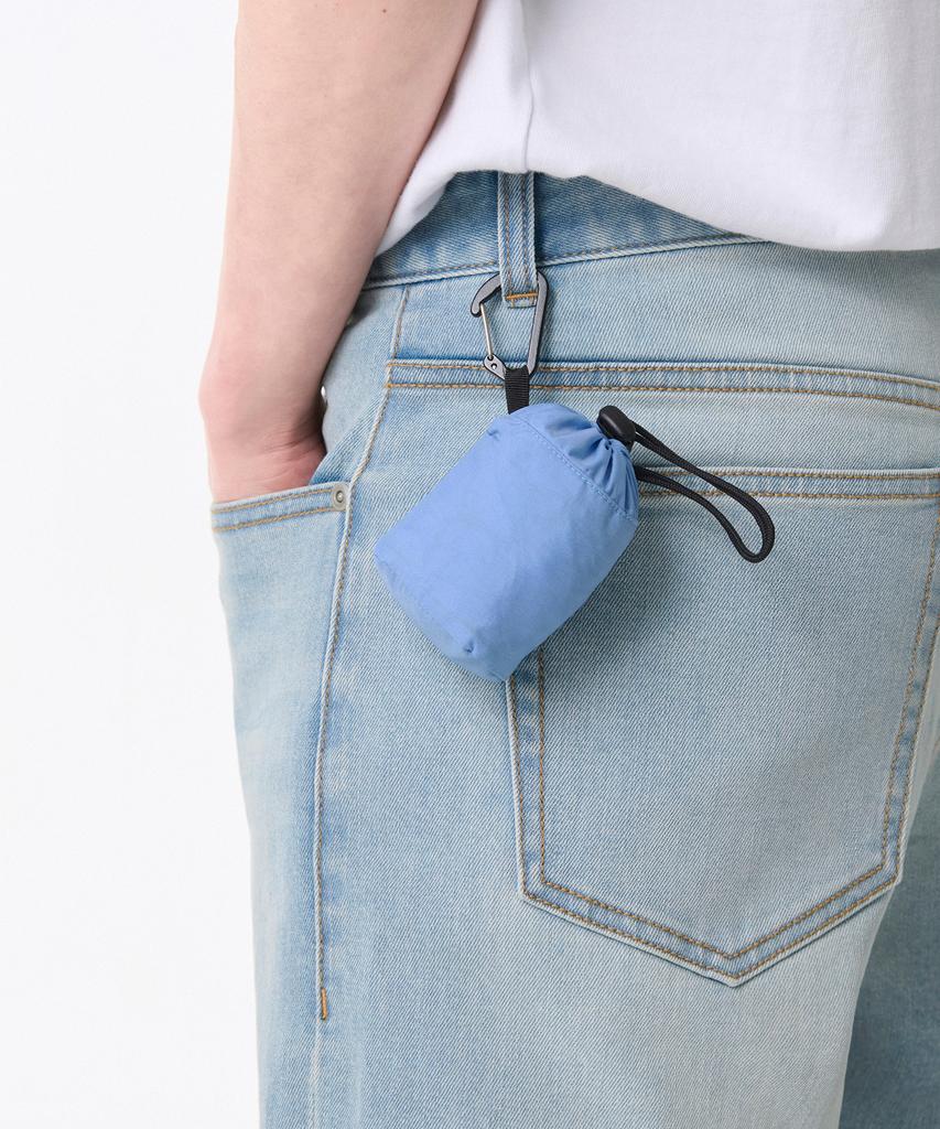 Musinsa Standard Crinkle Micro Packable Shoulder Bag [Socks Blue]