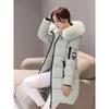 Winter Warm Fur Collar Hooded Women Parka Fashion Comfortable Zipper Pockets Design Long Jacket Elegant Slim Thick Female Coats