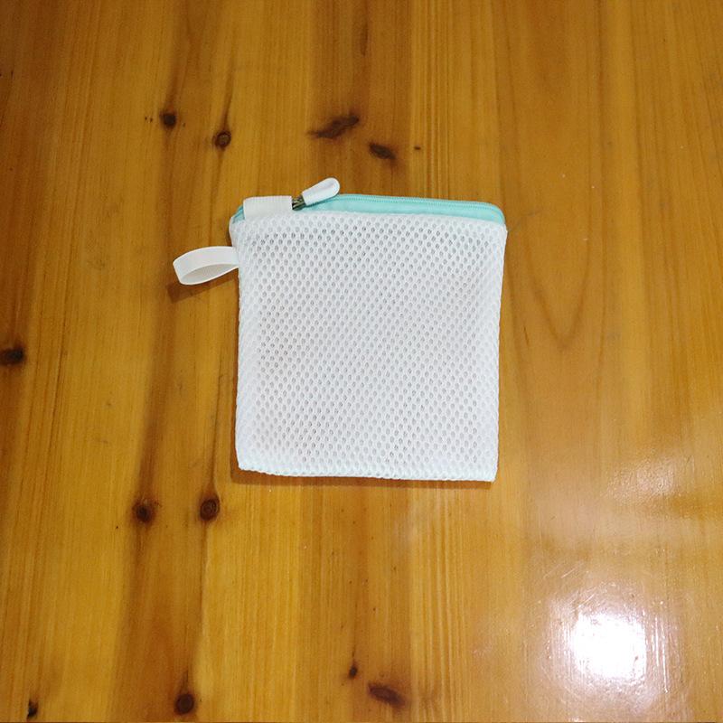 1pcs 10x10cm Laundry Sock & Small Item Storage Bags With Zipper Closure - Heavy-Duty Mesh Laundry Bags With Corner Design