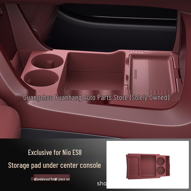 

Compatible with 26 Nio ES8 Models: Center Console Storage Box for Glasses and Organizer Car Accessories.