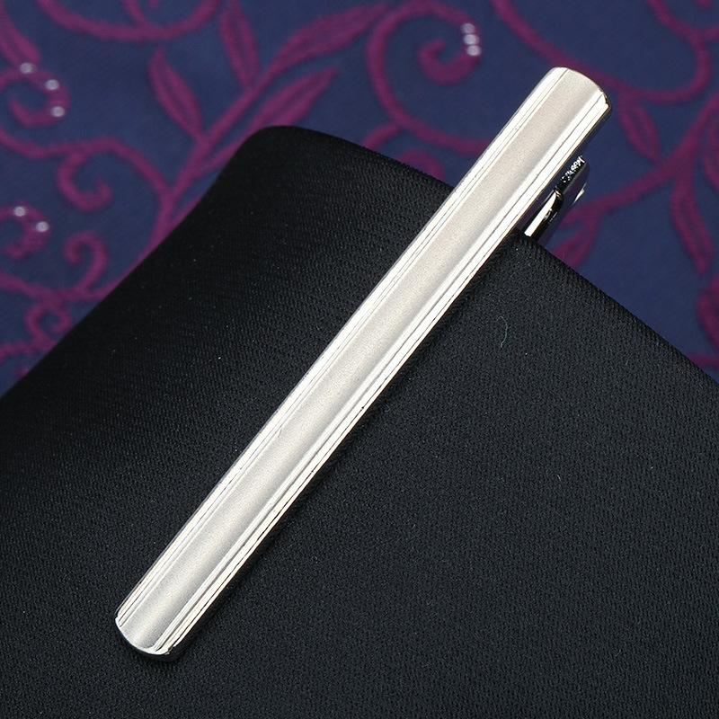 Herren Mode Vielseitige Krawattenklammer Business Anzug Gold Silber Hochzeit Herren und Damen Anstecknadel Koreanische Version Sicherheitskragenclip