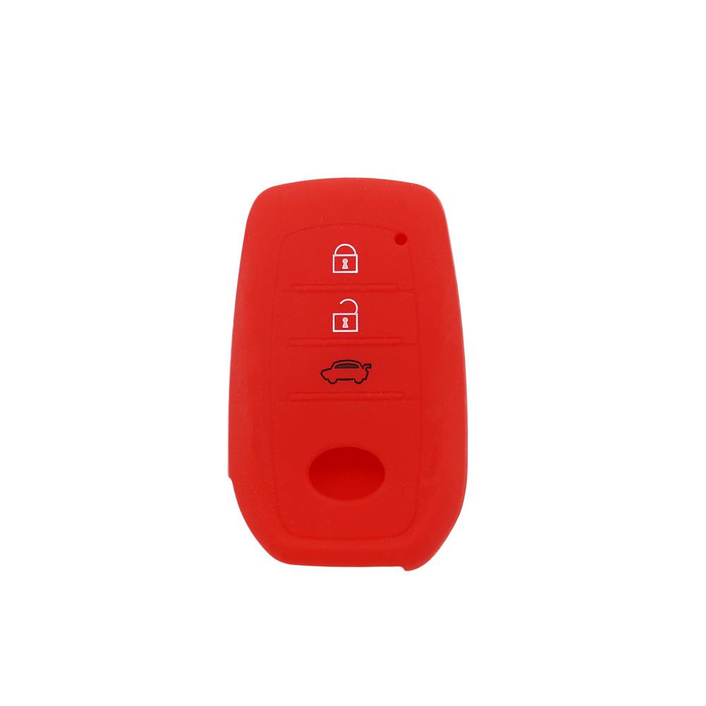 Silicone key cover is suitable for Toyota RAV4 RongFang Smart 3-key key case Highlander Vessa Lingshang protective cover