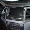 ABS Carbon Fiber Car Center Control Navigation Decorative Frame Sticker For For Ford Ranger Wildtrak 2015-2025 Car Accessories