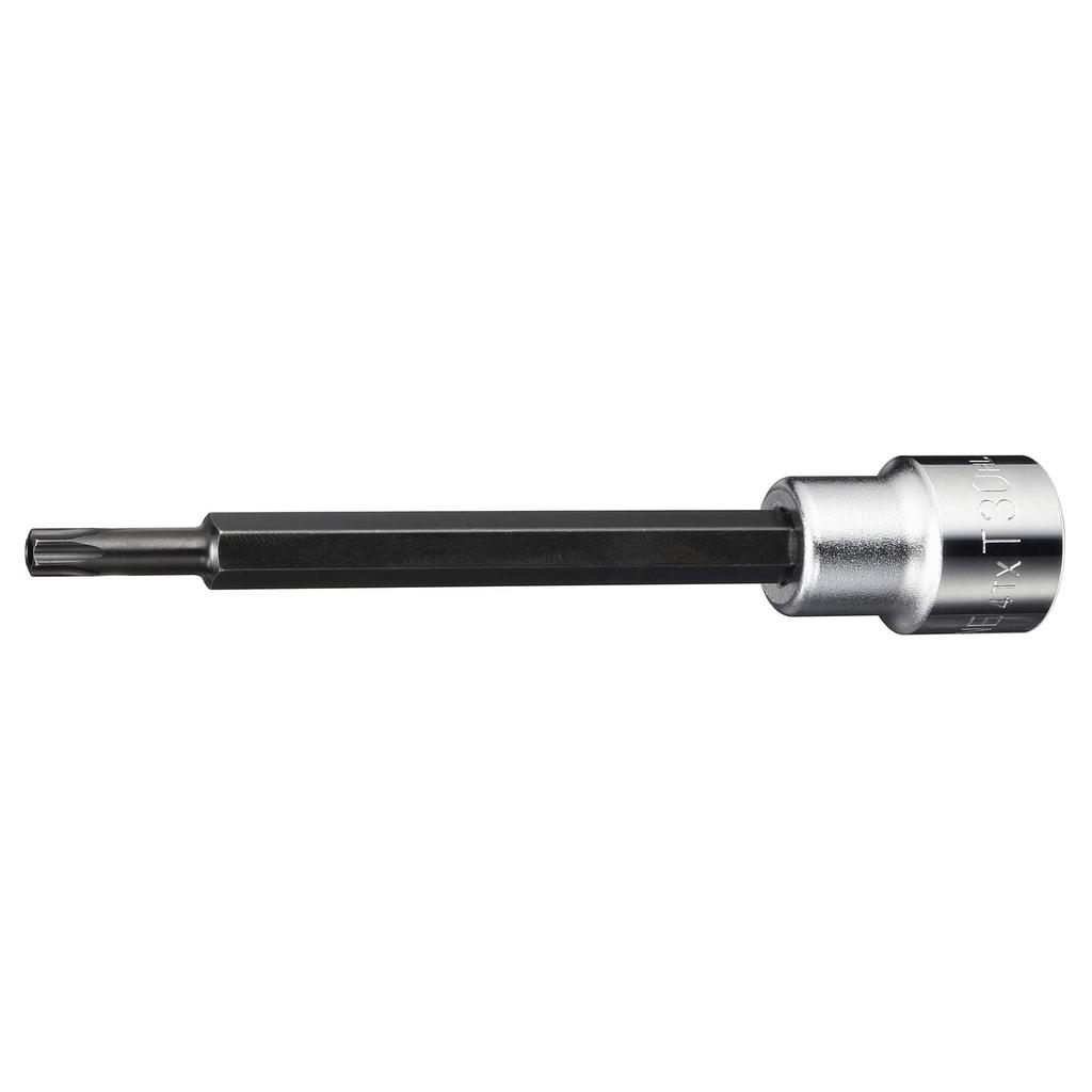 TONE Long Torx Socket T30H (Tamper-Proof Type) 4TX-T30HL, 12.7mm (1/2") Drive,