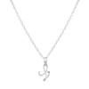 Elegant 26-Letter Uppercase Pendant Necklace: Simple and Fashionable European-American Clavicle Chain with Niche Design