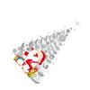Removable Santa Pattern Wallpaper Christmas Mural Decal Art Wall Door Window Sticker Living Room Decor