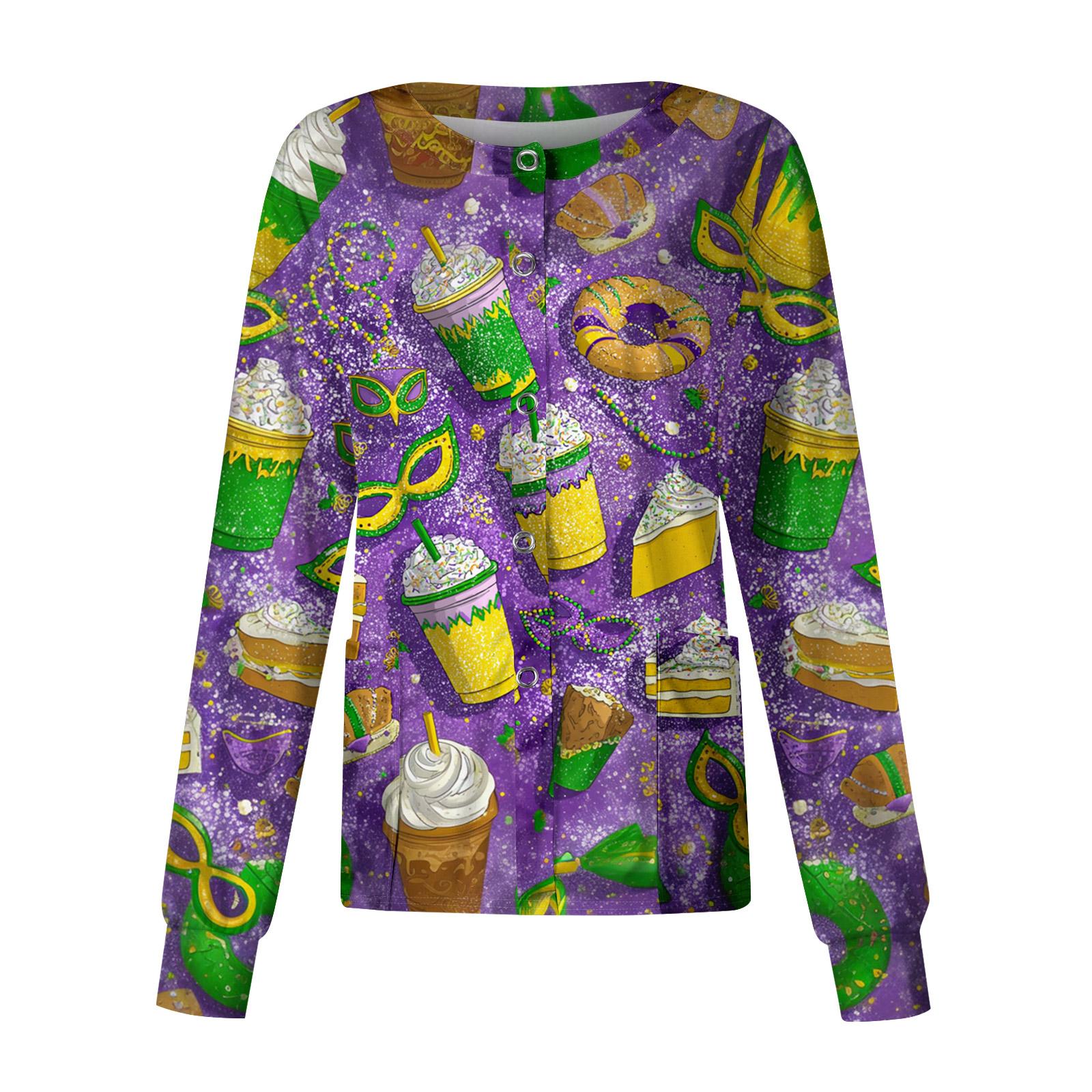 

Женский повседневный топ с длинным рукавом, на одной пуговице, с принтом, быстросохнущий M