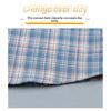 High-quality all-cotton plaid shirt for women, spring and autumn 2026 new fashion women's shirt, thin long-sleeved top
