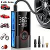 LEIBOO 150PSI Smart Air Pump Tire Inflator Portable Air Compressor with Digital Pressure Gauge for Car Bike Motorcycle Ball