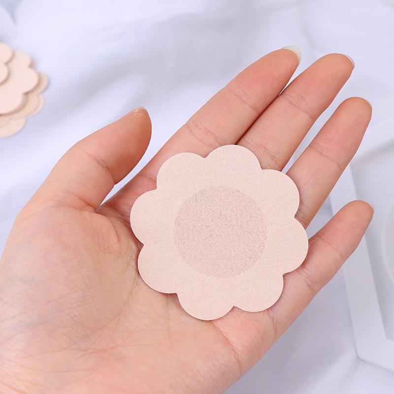 10Pcs Women'S Invisible Breast Lift Tape Overlays On Bra Nipple Stickers Cover