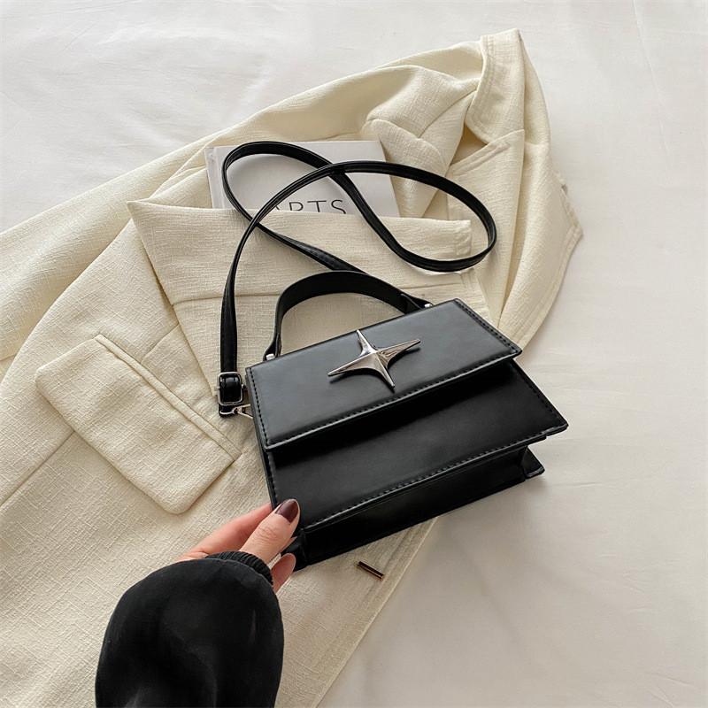 Chic Street Style Small Crossbody Bag For Women Trendy 2024 Pu Leather Handbag
