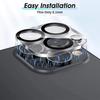 1-4PCS 8K HD Tempered Glass Camera Protect Cover For iPhone 17 Pro Max Air Anti-Fingerprint Anti-scratch Full-cover Rugged Film