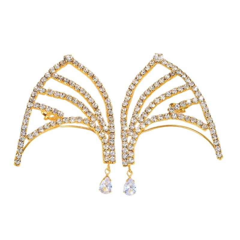 Fashionable Ear Cuff  Adornment No Piercing Ear Cuff Earrings Unique Shape Ear Rings Jewelry for Fashion Enthusiasts