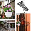 Ganchos para Vasos MAGICLULU, Suportes para Vasos de Plantas Pendurados, Plástico, para Uso Interno e Externo, Jardim e Varanda, Conjunto de 10