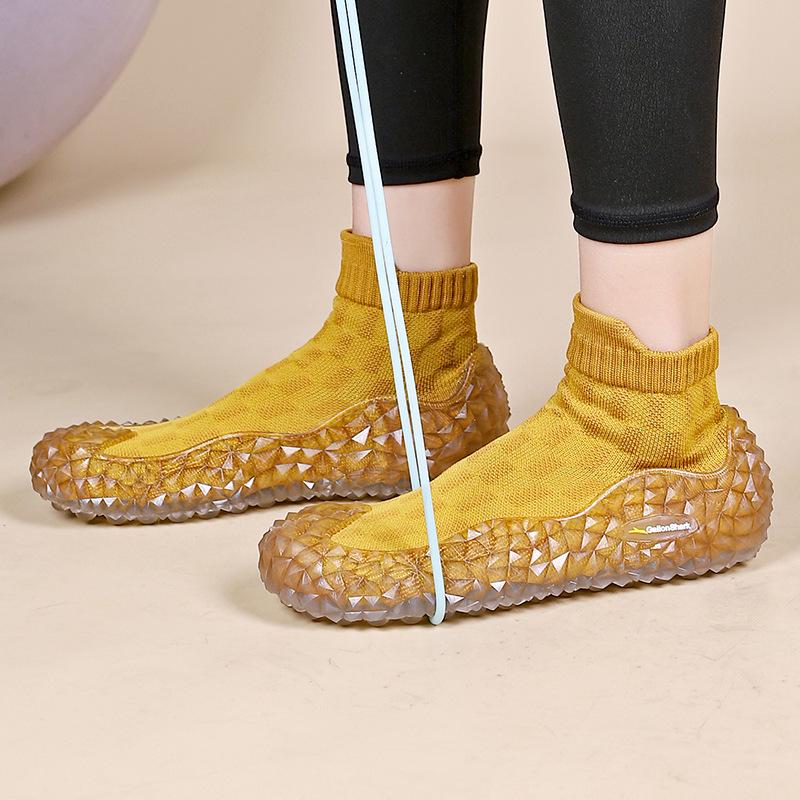 

Фитнес-носки UltraGrip: Легкий, Амортизирующий, Нескользящий для Йоги, Приседаний, Велоспорта, Скакалки, Аэробики, Тяжелой атлетики. Size 40-41