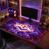 Fiorentina FC Thema Muster Mauspads, Fußball Logo Design XXL Gaming Schreibtischmatte Rutschfeste Computer-Mauspads