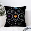 Federa Cuscino Banda Musicale C-Coldplay Tessuto Peluche Morbida Federa Stampa Double Sided Copricuscino per Divano Copricuscino