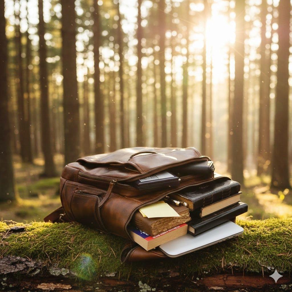 Handcrafted Leather Backpack Western Style Large Rucksack College & Office Unisex Buffalo Leather 15"Laptop Backpack Vintage Traveling Bag