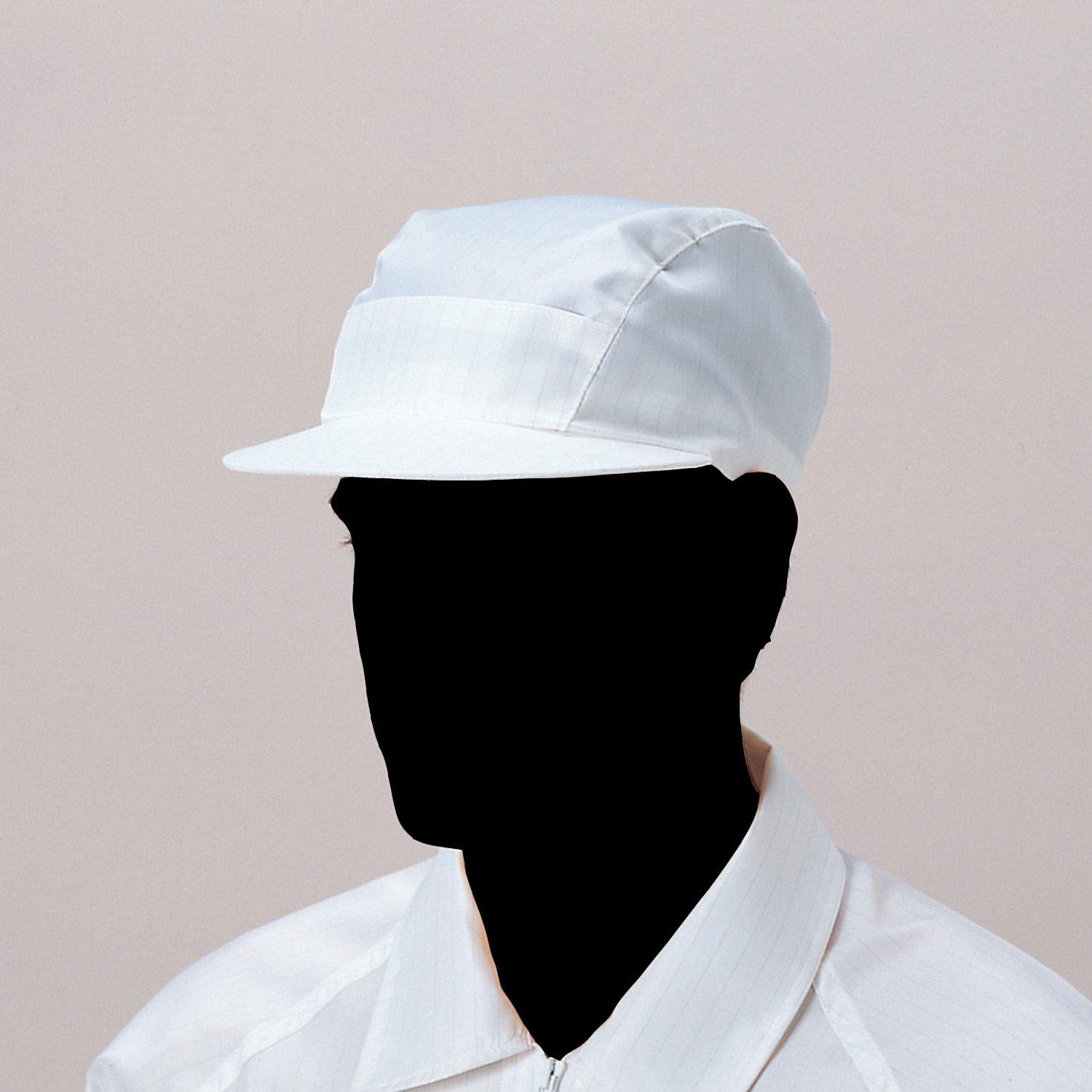 

Cleanroom Work Free Size [Midori Anzen] Cap, Unisex, GS-W, White, белый