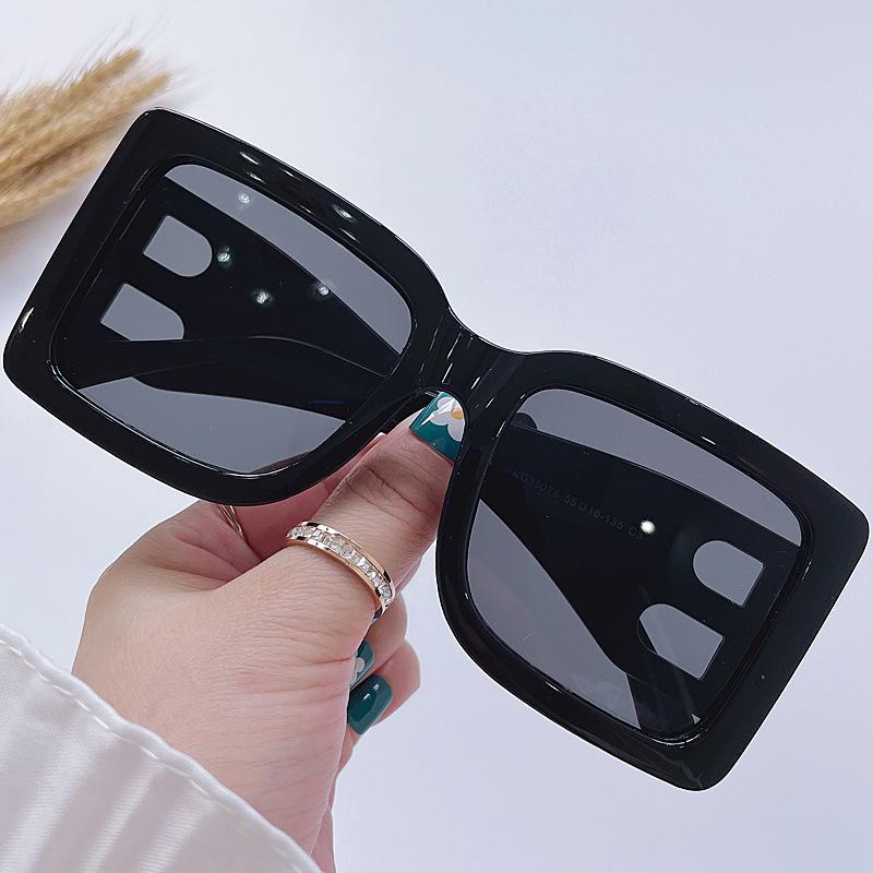 Oversized Square Vintage Sunglasses Fashion Designer Brand Cat Eye Sun Glasses for Women Stylish Oculos De Sol