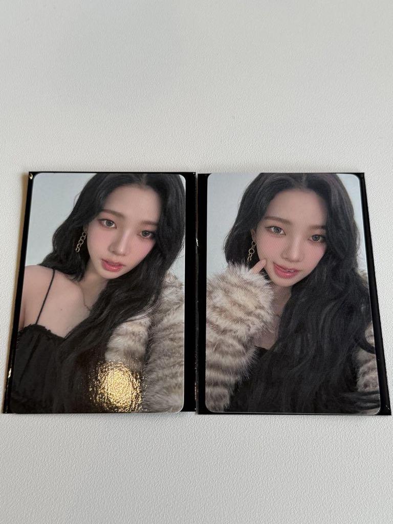 [USED] Aespa 2025 LIVE TOUR 6000 Yen Bonus Karina Trading Cards (2 Cards)