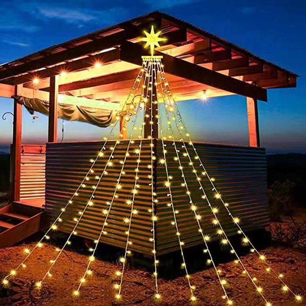 270 Leds Star Decorative Lights Waterproof String Light High Brightness Solar Lamps Home Room Led for Outdoor Garden Decor Lamps