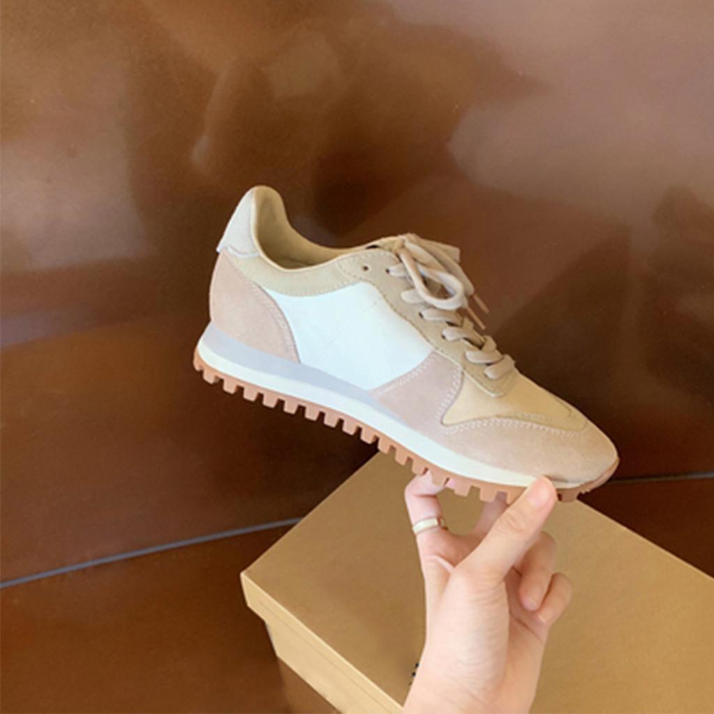 Grape mother studiolee spring color matching low-top round head lace-up versatile Forrest Gump shoes women's 2025 new models