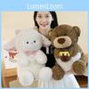 Plush Sheep Bear Toys Cute Stuffed Animal Doll Cartoon Decoration Kids Gift