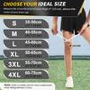 1 Pair Plus Size Knee Brace - Compression Sleeve For Knee Pain Support, Arthritis, Swelling, Osteoarthritis, Meniscus Tear,Joint