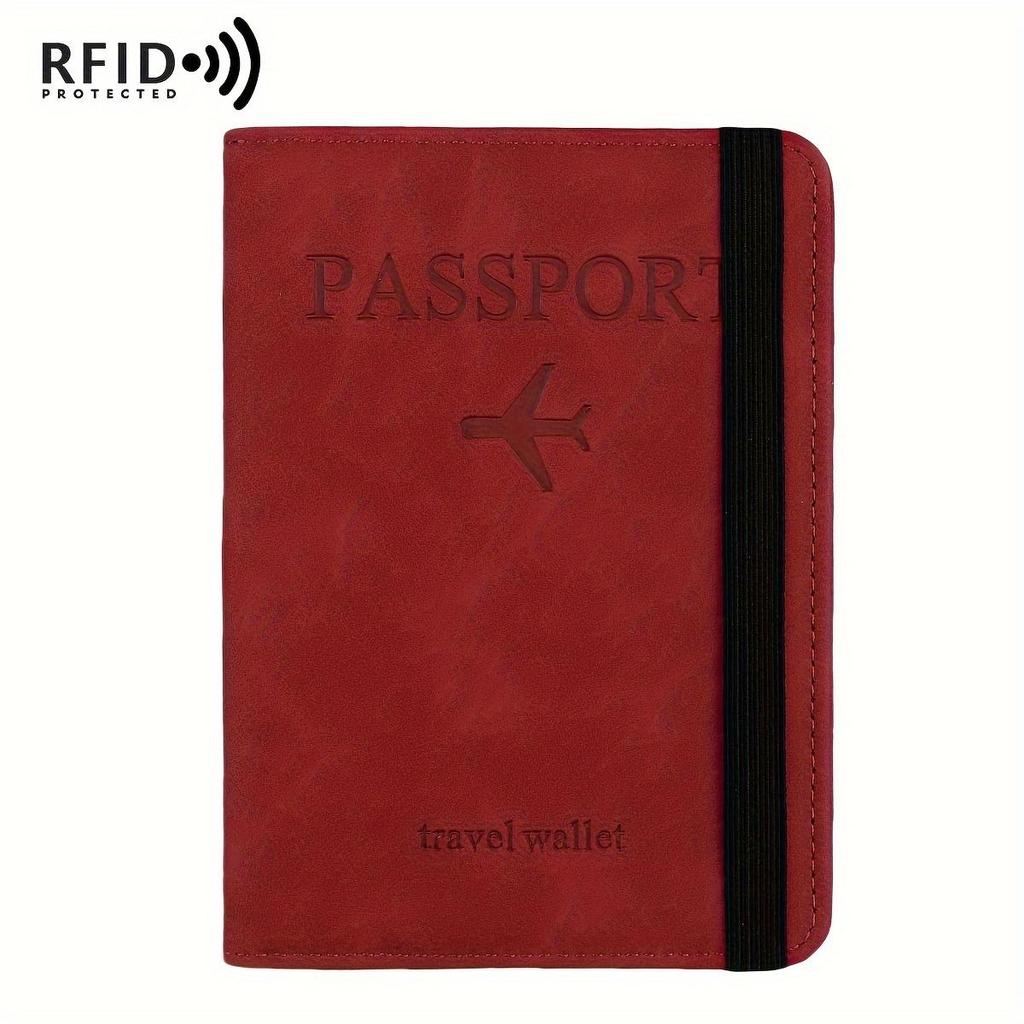 RFID passport holder slim passport wallet multi-functional wallet travel passport bag